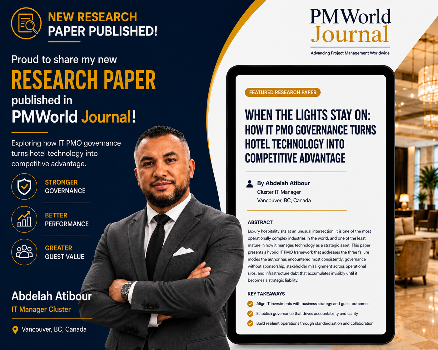 When the Lights Stay On: IT PMO Governance in Hospitality